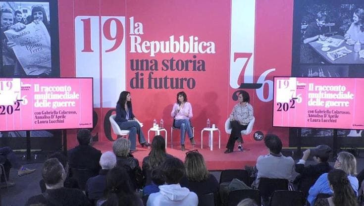 Rep50, Colarusso, D'Aprile, Lucchini: "Guerre narrate per immagini, così il lettore è nella notizia"