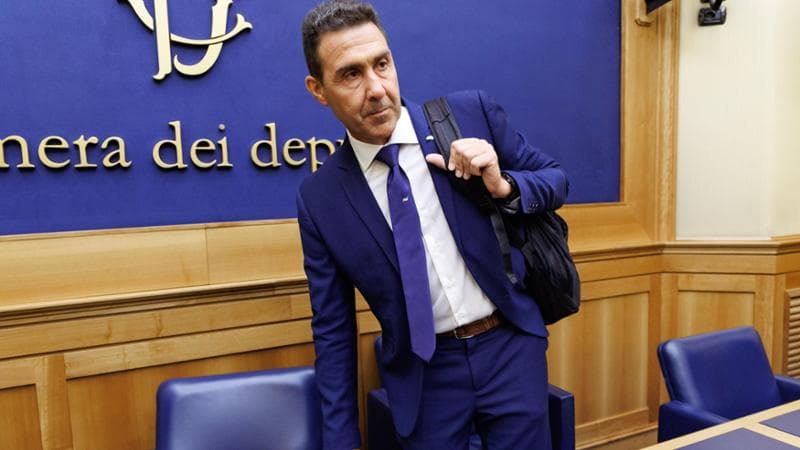 Il leader di Futuro nazionale Roberto Vannacci alla Camera dei deputati&nbsp;
