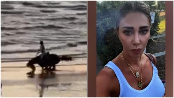 Rovinosa caduta da cavallo per Belen, la showgirl: "Ho fatto una capriola come Dragon Ball"